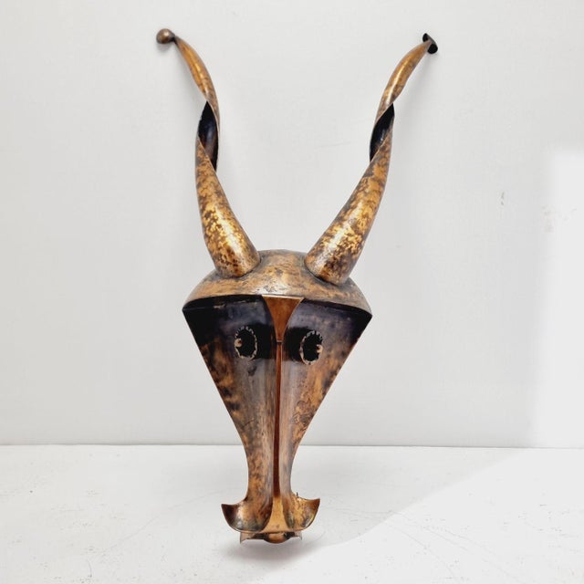 Chiwara Wall Mask, 1970s For Sale - Image 13 of 15
