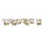Vintage Hollywood Regency Greek Key Libby Glass Co Coffee Cups, Set of 8 For Sale