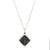 2020s 1.27 Carat Black Diamond White Diamond 14 Karat White Gold Chain Necklace For Sale - Image 5 of 5
