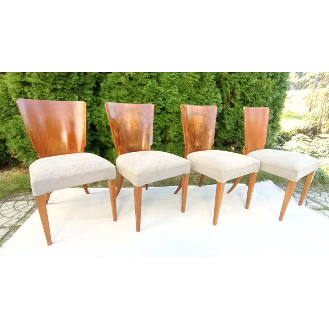H-214 Chairs by Jindrich Halabala for Up Závody, 1940s, Set of 4 For Sale - Image 12 of 18