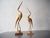1970s Vintage Herons Statue in Wood, 1970s For Sale - Image 5 of 15