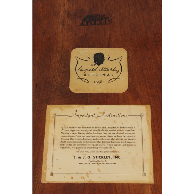 Set of 6 Stickley Cherry Windsor Style Chairs For Sale - Image 18 of 18