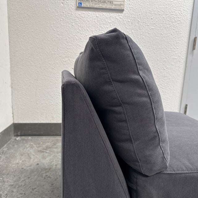 Cb2 Decker Slipper Chair For Sale - Image 9 of 12