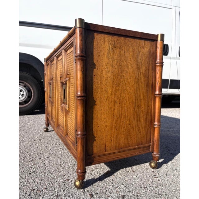 Hollywood regency, palm beach chic, and mid century all rolled into one. This Stanley server is well-made and built to...