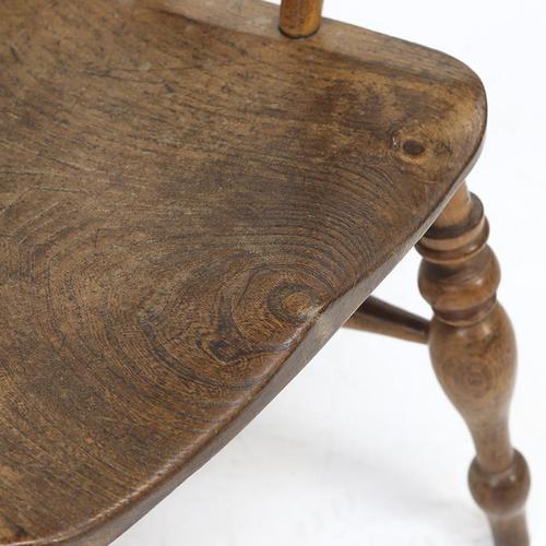 Antique English Countryhouse Captain Chair For Sale - Image 6 of 11
