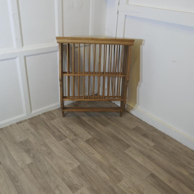 Pine Kitchen Wall Hanging Plate Draining Rack, 1970s For Sale - Image 3 of 7