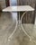 Mid-Century Modern Square White Garden Table in Metal, 1950s For Sale - Image 3 of 18