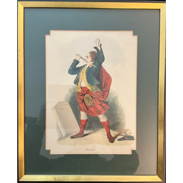 These are six framed art prints by R R McClan. These are reproductions of plates from his famous work the clans of the...