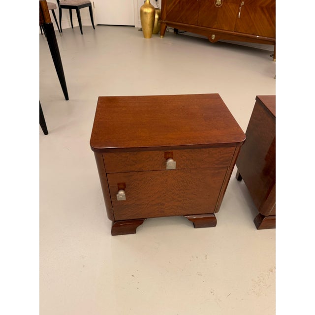 French Art Deco Nightstands Tables - a Pair For Sale - Image 10 of 10