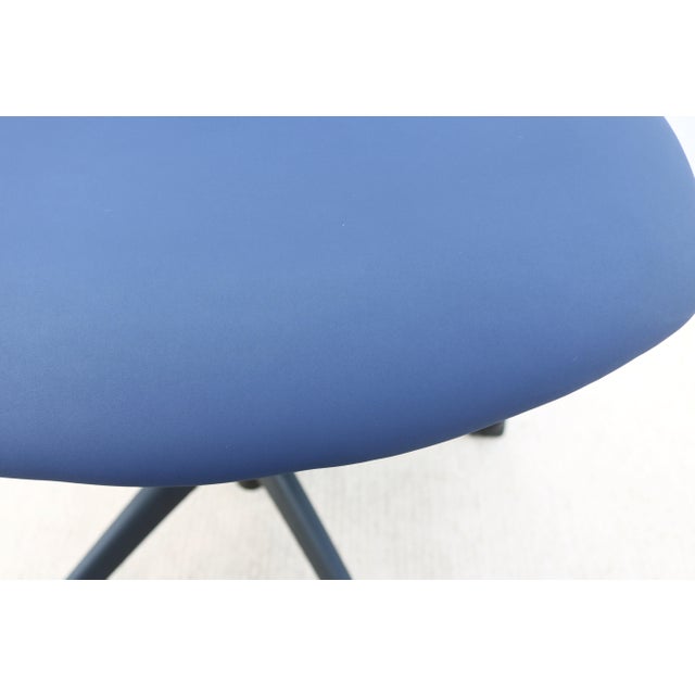 Humanscale Freedom Ergonomic Armless Task Desk Chair in Blue Color Slightly Used For Sale - Image 14 of 18