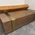 McGuire Furniture Haybine Cocktail Table + Custom Leather Bench Cushion For Sale - Image 9 of 12