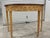 English Vintage Adam Style Demi-Lune Satin Wood Inlay Console Table For Sale - Image 3 of 16