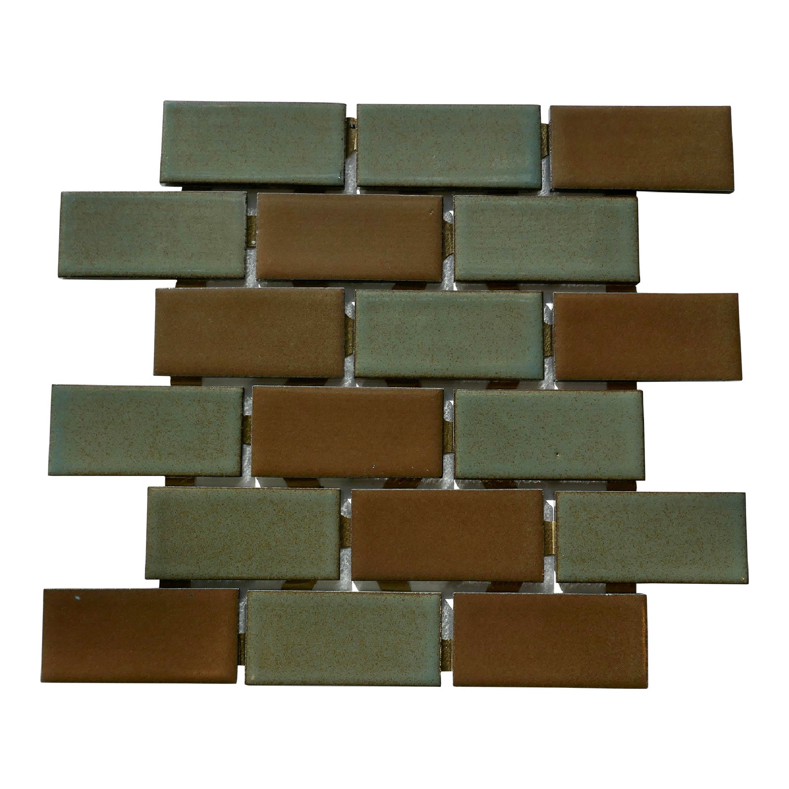 Vintage 1960s Japanese Wall Tiles, 18 Sq Ft Lot 20 Piece Set, 630 Sq