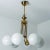 Metal Brass Round Hanging Light from Limburg, 1970s For Sale - Image 7 of 9