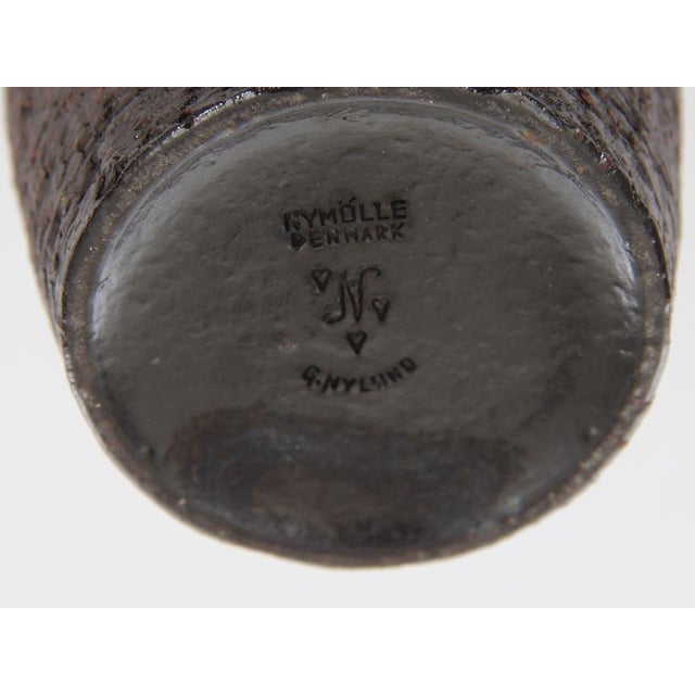 Gunnar Nylund Mid-Century Ceramic Vase by Gunnar Nylund for Nymolle, 1960s For Sale - Image 4 of 6