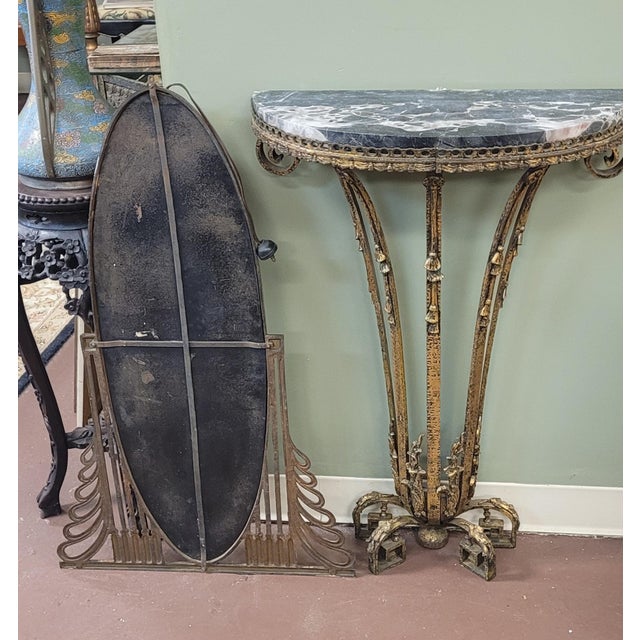 1920s Rare Art Deco Lighted Credenza For Sale - Image 10 of 13