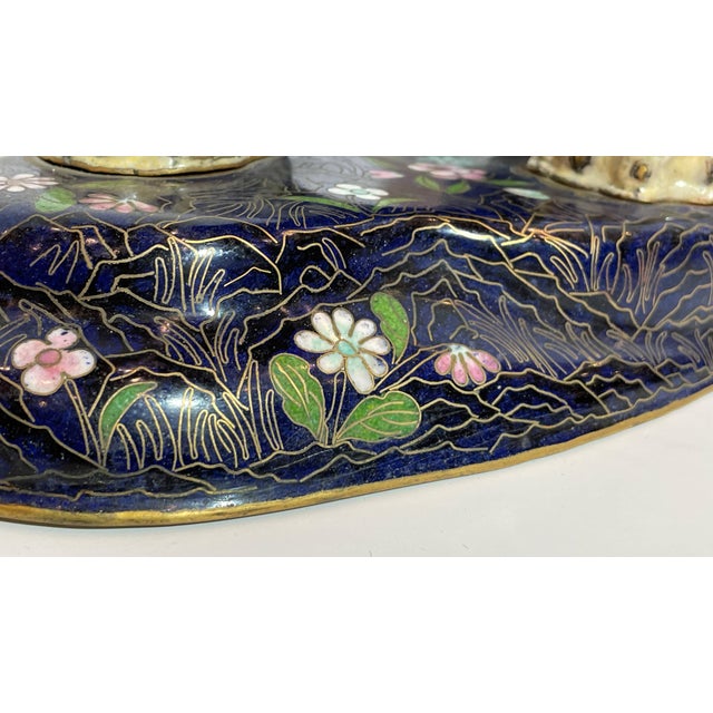Vintage Chinese Cloisonne Tiger For Sale - Image 14 of 15