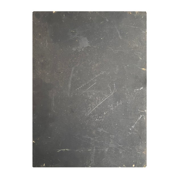 Late 19th Century Mid to Late 1800s Oil on Panel Still Life of Pink Roses. For Sale - Image 5 of 8