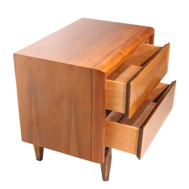 Mid 20th Century Mid Century Two Drawer Night Stand by American of Martinsville C. 1950/60's For Sale - Image 5 of 11