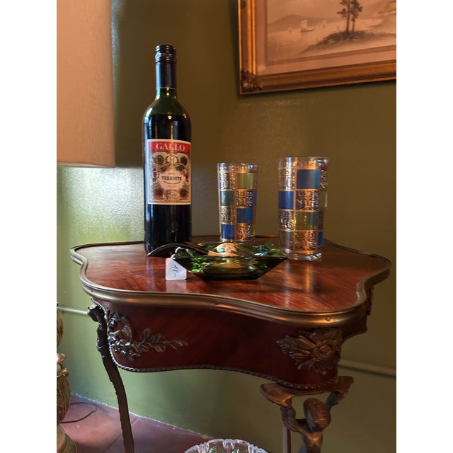 Chestnut 1940s Louis XV Style Two-Tiered Table For Sale - Image 8 of 12