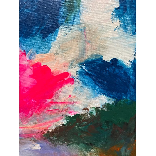 Where the Light Falls – Original Abstract Landscape on Canvas by Heather Dawn Batchelor For Sale - Image 4 of 5