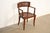 Baker Furniture Company Michael Taylor for Baker Furniture Klismos Cherry Wood and Cane Armchair, Newly Refinished For Sale - Image 4 of 15