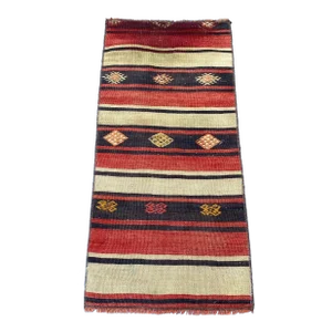 Neutral Multi Colour Small Kilim Rug