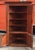 Brown Large Two-Tiered Corner Cabinet or Cupboard of Cherry with Paneled Doors For Sale - Image 8 of 11