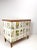 1950’s Swedish Dresser later papered with illustrations by C.A. Lindman book Nordens Flora. Three drawer dresser with...