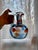 Late 20th Century Hand Blown Studio Art Glass Pitcher With Abstract Color Inclusions For Sale In Portland, OR - Image 6 of 7