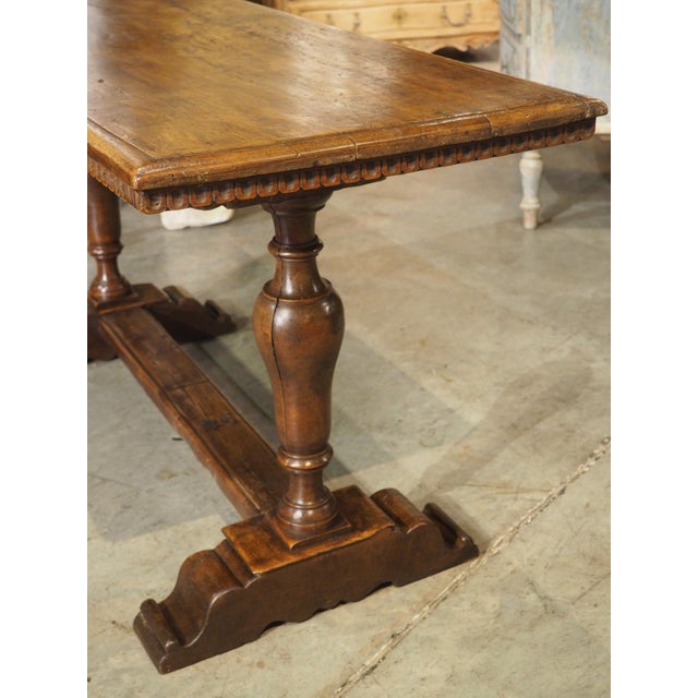 Antique Italian Walnut Console Table, Circa 1850 For Sale In Dallas - Image 6 of 18