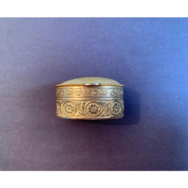 1970s 1970s Vintage Onyx Trinket Box For Sale - Image 5 of 6