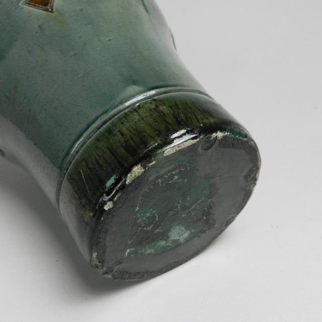 Flemish Art Deco Vase with Motifs of Acorns and Oak Leaves, 1920s For Sale - Image 13 of 14