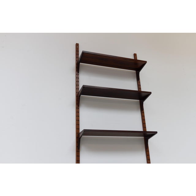 Brown Danish Pau Ferro Wall Unit by Poul Cadovius for Cado, 1960s For Sale - Image 8 of 18