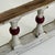 Architectural Salvaged Wooden Balustrade Railing With Original White & Red Knots Paint For Sale - Image 11 of 11