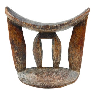 Early 20th Century Wooden Headrest Ethiopia For Sale