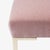 Not Yet Made - Made To Order Astor Petite Brass Ottomans in Blush Mohair by Montage - Pair For Sale - Image 5 of 6