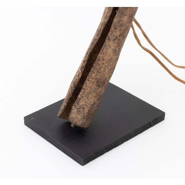 Mid 20th Century West African Senufo Hand-Forged Iron Rasp Gong For Sale - Image 5 of 10