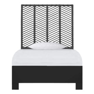 Liam Standard Bed Twin Extra Long - Black For Sale