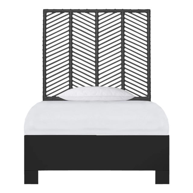 Liam Standard Bed Twin Extra Long - Black For Sale