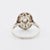 Early 20th Century Art Deco Gold Platinum and Diamond Ring, Size 6.5 For Sale - Image 5 of 7