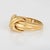 Tiffany and Co. C1990 Vintage Tiffany & Co X Ring 18k Yellow Gold Band Sz 5 Signed Jewelry For Sale - Image 4 of 8