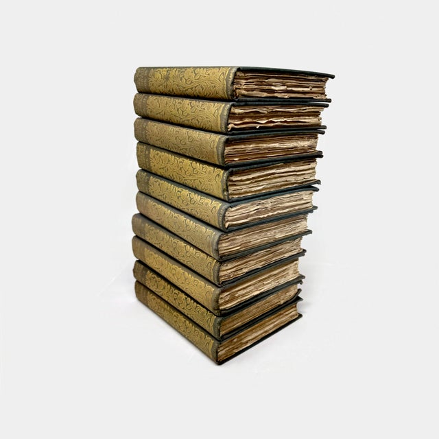 Victorian Antique 1899 the Life and Works of Alfred Lord Tennyson - Complete 10-Volume Set For Sale - Image 3 of 5