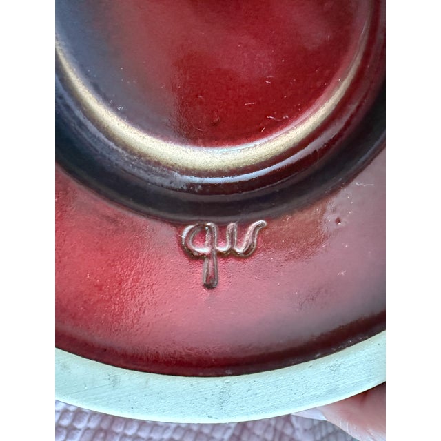 Vintage Tirol Cutlery Set and Fondue Pot in Red Ceramic and Stainless Steel, 1970s, Set of 24 For Sale - Image 11 of 13