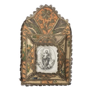 Antique Sacred Art Register, 1800s For Sale