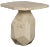 NOIR Polyhedron Side Table, White Marble For Sale