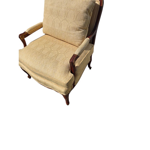 Thomasville TRS Furniture Inc. Armchair Regency Bergere Lounge Chair Louis XV For Sale In Philadelphia - Image 6 of 15