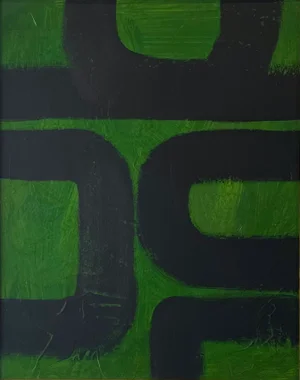 Lime No 1 by Murray Duncan - Original Abstract Mix Media Painting