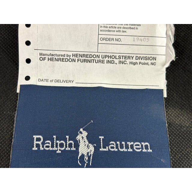 Ralph Lauren Regency Inspired Leather and Walnut Vanity Bench For Sale - Image 11 of 12