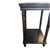 Wood Vintage Black Distressed Wood Two-Tier Side Table With Gallery Top For Sale - Image 7 of 7